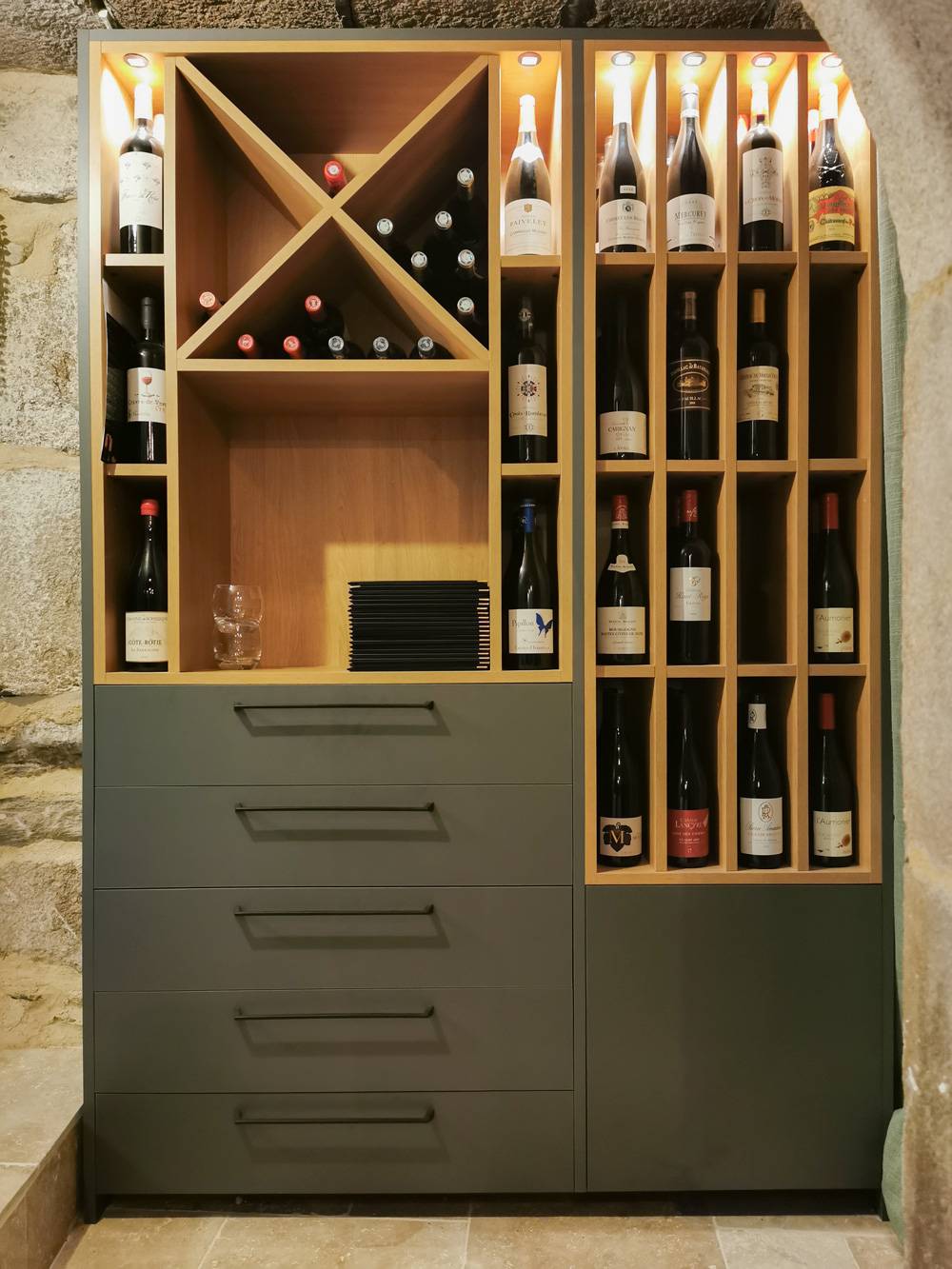 Présentoir à bouteilles