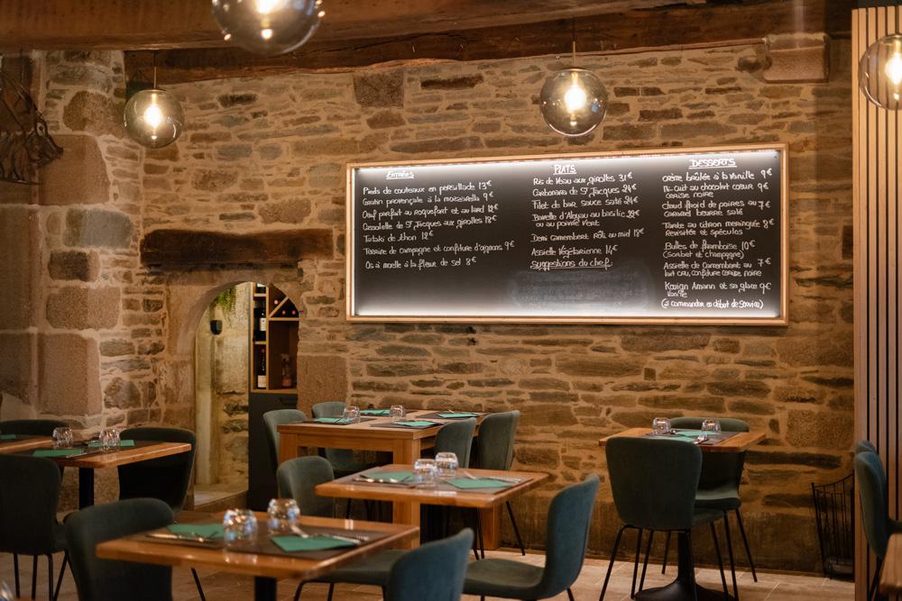 Ardoise de restaurant