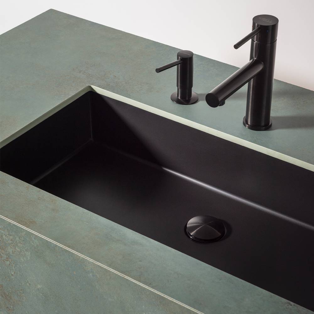 Vasque sous plan Liera_Noir