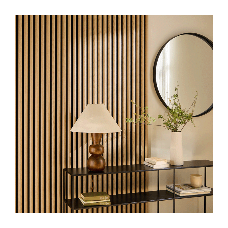 FJORD_ACOUSTIQUE DEMI-LUNE PLAQUÉ PVC