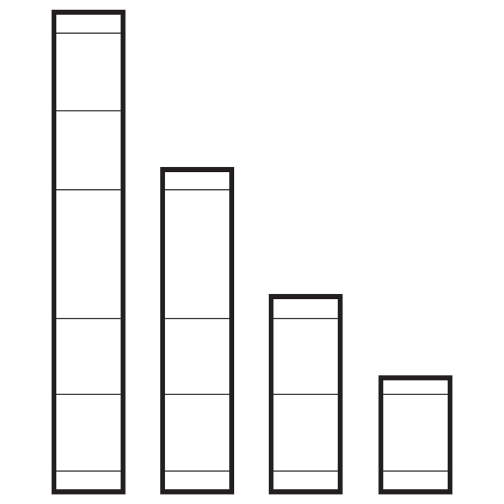 Cadres d'étagères YouK 2_Noir
